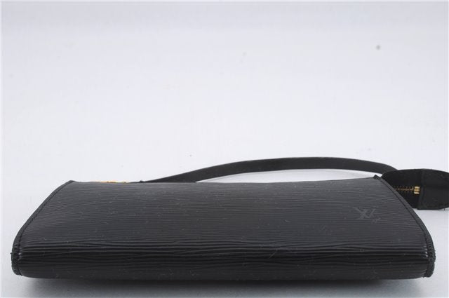 Authentic Louis Vuitton Epi Pochette Accessoires Pouch Black M52952 LV 8925D