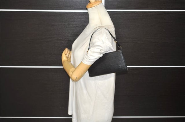 Authentic Louis Vuitton Epi Pochette Accessoires Pouch Black M52952 LV 8925D