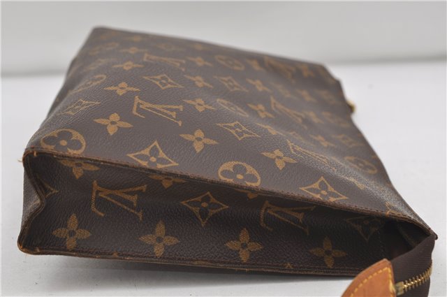 Auth Louis Vuitton Monogram Poche Toilette 26 Cosmetics Pouch Old Model LV 8926D