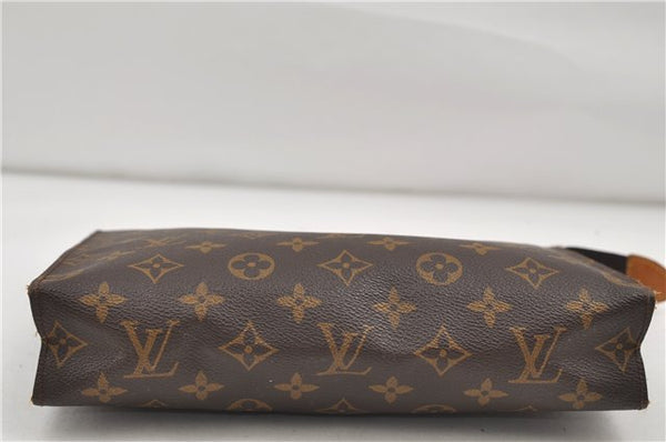 Auth Louis Vuitton Monogram Poche Toilette 26 Cosmetics Pouch Old Model LV 8926D