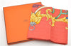 Authentic HERMES Carre 90 Scarf "L'INSTRVCTION DV ROY" Silk Orange Box 8927D