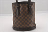 Authentic Louis Vuitton Damier Marais Bucket Shoulder Tote Bag N42240 LV 8928F