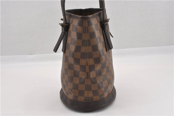 Authentic Louis Vuitton Damier Marais Bucket Shoulder Tote Bag N42240 LV 8928F