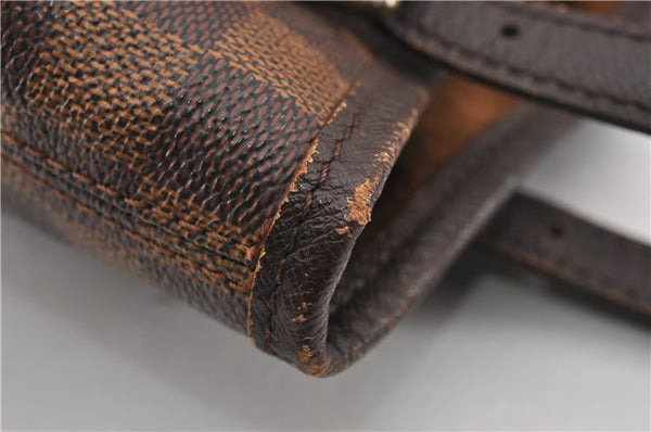 Authentic Louis Vuitton Damier Marais Bucket Shoulder Tote Bag N42240 LV 8928F