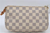 Authentic Louis Vuitton Damier Azur Pochette Accessoires Pouch N51986 LV 8932D