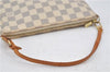 Authentic Louis Vuitton Damier Azur Pochette Accessoires Pouch N51986 LV 8932D