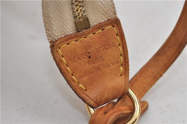 Authentic Louis Vuitton Damier Azur Pochette Accessoires Pouch N51986 LV 8932D