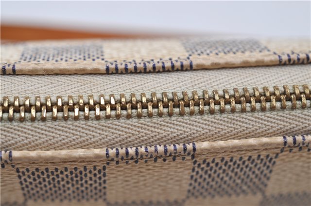Authentic Louis Vuitton Damier Azur Pochette Accessoires Pouch N51986 LV 8932D