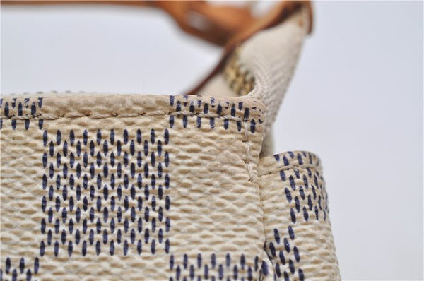 Authentic Louis Vuitton Damier Azur Pochette Accessoires Pouch N51986 LV 8932D