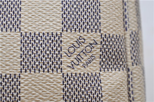 Authentic Louis Vuitton Damier Azur Pochette Accessoires Pouch N51986 LV 8932D