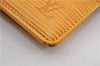 Authentic Louis Vuitton Epi Porte Billets Compact Wallet Yellow M63559 LV 8933F