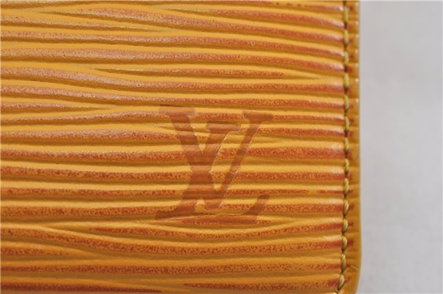 Authentic Louis Vuitton Epi Porte Billets Compact Wallet Yellow M63559 LV 8933F