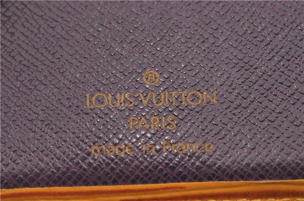 Authentic Louis Vuitton Epi Porte Billets Compact Wallet Yellow M63559 LV 8933F