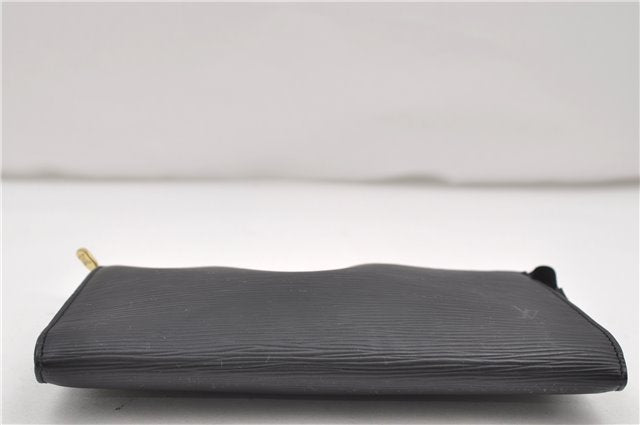 Authentic Louis Vuitton Epi Pochette Accessoires Pouch Black M52942 LV 8934D