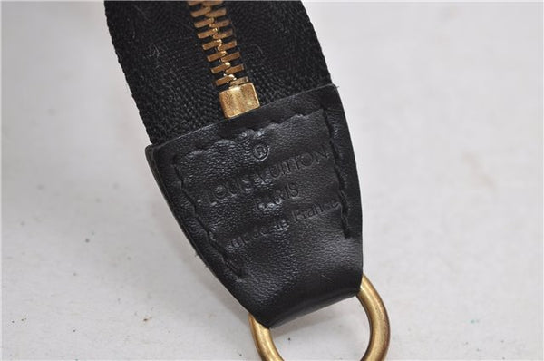 Authentic Louis Vuitton Epi Pochette Accessoires Pouch Black M52942 LV 8934D