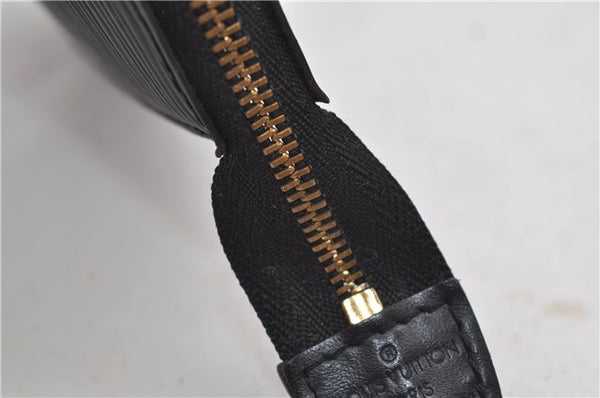 Authentic Louis Vuitton Epi Pochette Accessoires Pouch Black M52942 LV 8934D