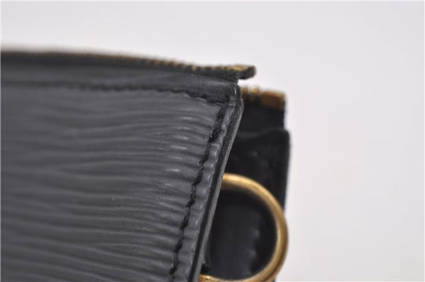Authentic Louis Vuitton Epi Pochette Accessoires Pouch Black M52942 LV 8934D