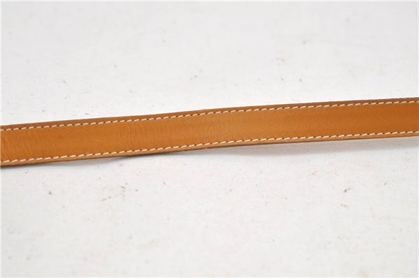 Authentic GUCCI Micro GG Shoulder Cross Body Bag PVC Leather Brown 8935D