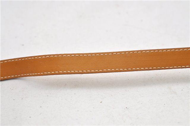 Authentic GUCCI Micro GG Shoulder Cross Body Bag PVC Leather Brown 8935D