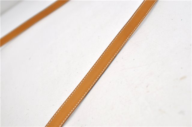 Authentic GUCCI Micro GG Shoulder Cross Body Bag PVC Leather Brown 8935D