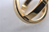 Authentic HERMES Scarf Ring Cosmos Bijouterie Fantaisie Gold Tone 8935F