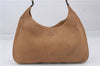 Authentic GUCCI Shoulder Hand Bag Suede Leather 0013767 Beige 8936D