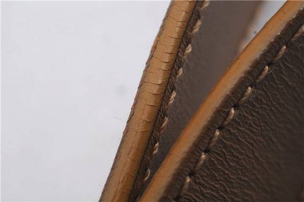 Authentic GUCCI Shoulder Hand Bag Suede Leather 0013767 Beige 8936D