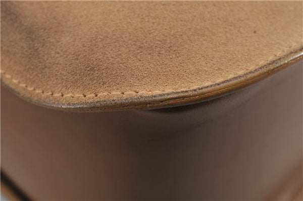 Authentic GUCCI Shoulder Hand Bag Suede Leather 0013767 Beige 8936D