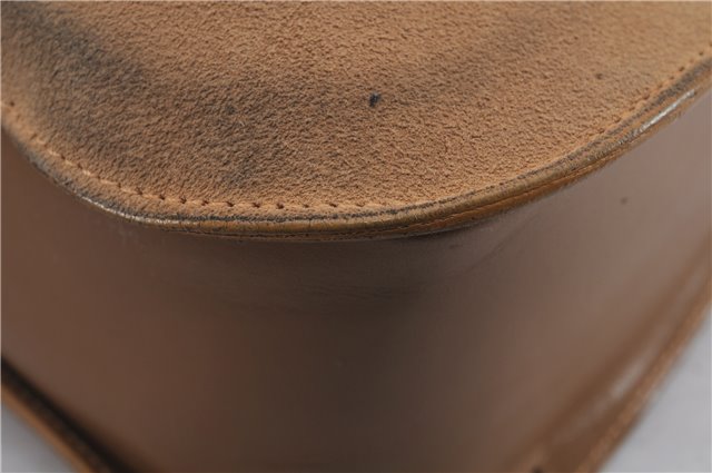 Authentic GUCCI Shoulder Hand Bag Suede Leather 0013767 Beige 8936D