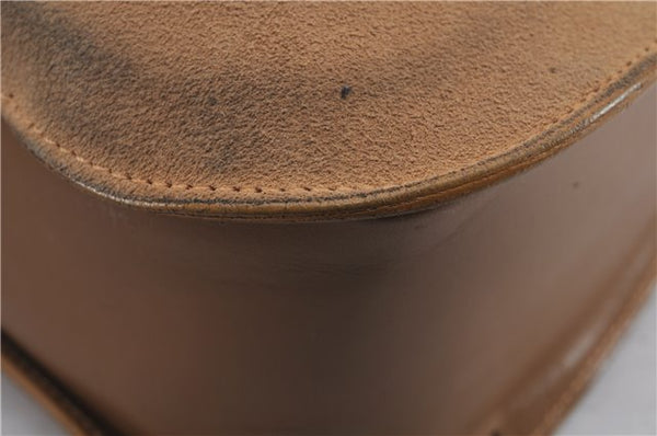 Authentic GUCCI Shoulder Hand Bag Suede Leather 0013767 Beige 8936D