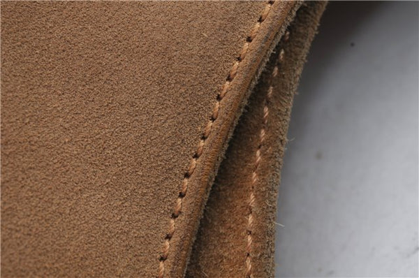 Authentic GUCCI Shoulder Hand Bag Suede Leather 0013767 Beige 8936D