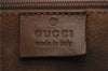 Authentic GUCCI Shoulder Hand Bag Suede Leather 0013767 Beige 8936D
