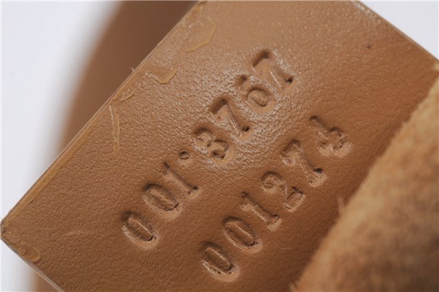 Authentic GUCCI Shoulder Hand Bag Suede Leather 0013767 Beige 8936D