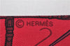 Authentic HERMES Twilly Scarf "Couvertures et Tenues de jour" Silk Pink 8936F