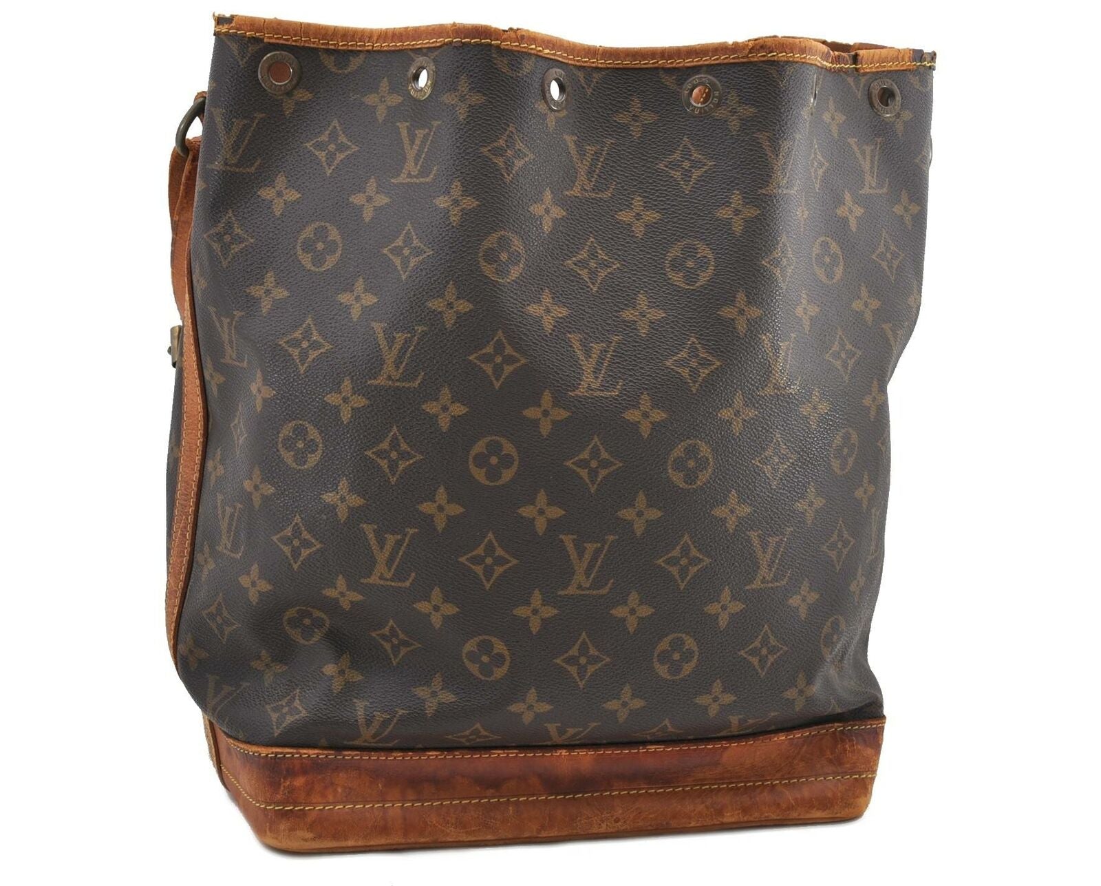 Authentic LOUIS VUITTON Monogram Noe Shoulder Bag M42224 LV 8937A