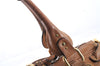 Authentic Chloe Paddington Leather Shoulder Hand Bag Brown 8937C