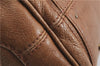 Authentic Chloe Paddington Leather Shoulder Hand Bag Brown 8937C