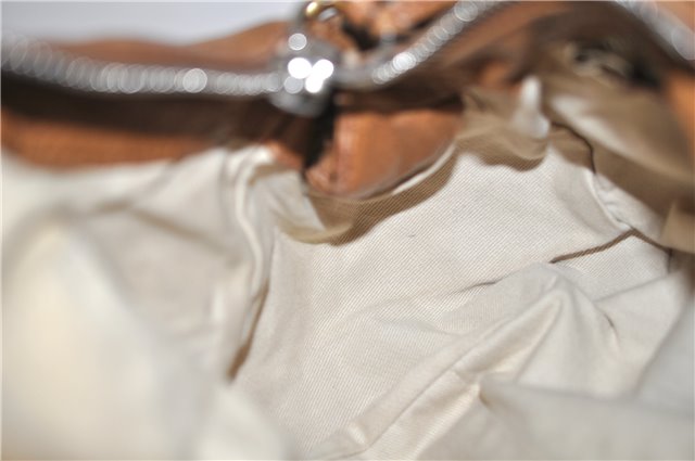 Authentic Chloe Paddington Leather Shoulder Hand Bag Brown 8937C