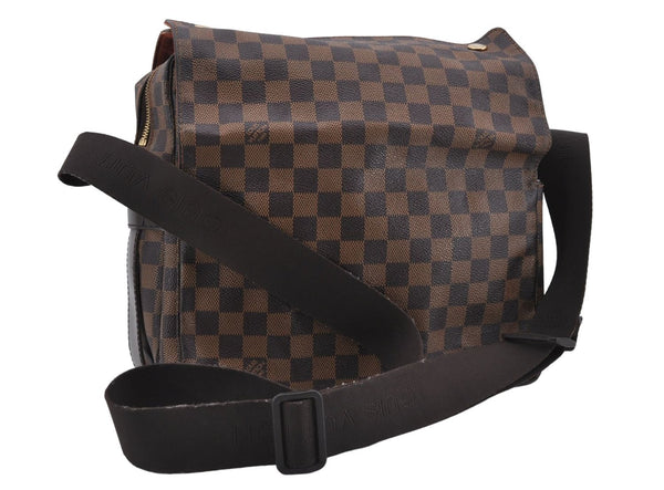 Authentic Louis Vuitton Damier Naviglio Shoulder Cross Body Bag N45255 LV 8937D