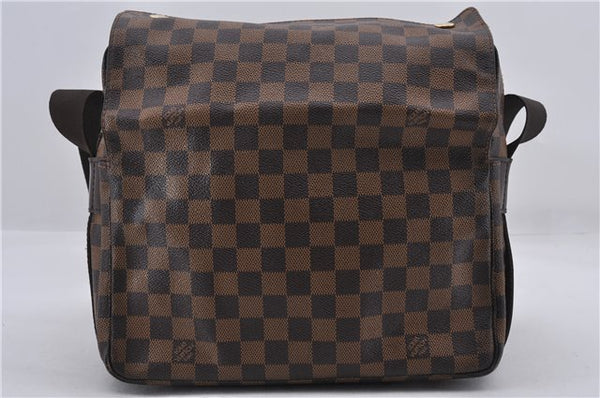 Authentic Louis Vuitton Damier Naviglio Shoulder Cross Body Bag N45255 LV 8937D