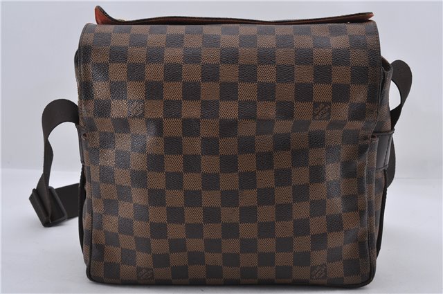 Authentic Louis Vuitton Damier Naviglio Shoulder Cross Body Bag N45255 LV 8937D