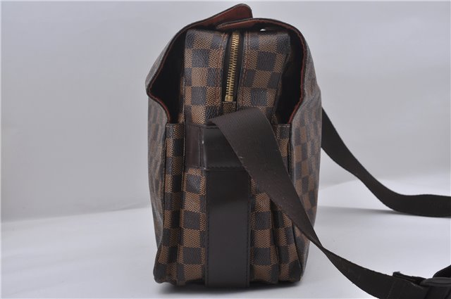 Authentic Louis Vuitton Damier Naviglio Shoulder Cross Body Bag N45255 LV 8937D