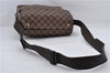 Authentic Louis Vuitton Damier Naviglio Shoulder Cross Body Bag N45255 LV 8937D