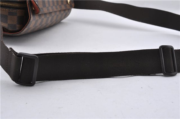 Authentic Louis Vuitton Damier Naviglio Shoulder Cross Body Bag N45255 LV 8937D