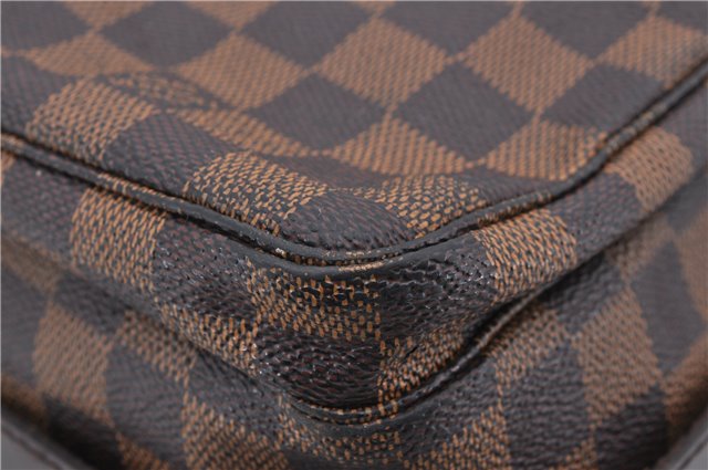 Authentic Louis Vuitton Damier Naviglio Shoulder Cross Body Bag N45255 LV 8937D