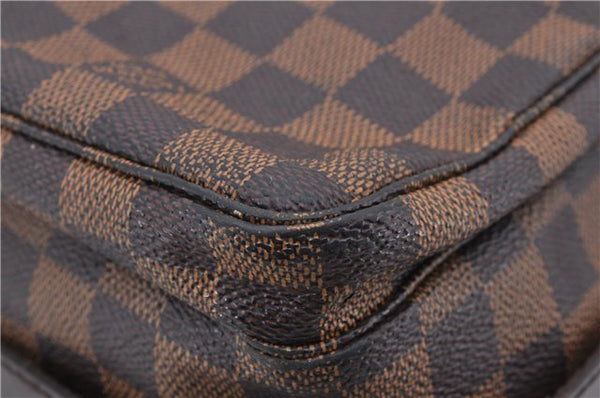 Authentic Louis Vuitton Damier Naviglio Shoulder Cross Body Bag N45255 LV 8937D