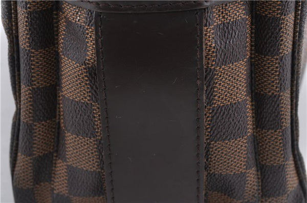 Authentic Louis Vuitton Damier Naviglio Shoulder Cross Body Bag N45255 LV 8937D