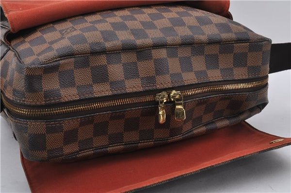 Authentic Louis Vuitton Damier Naviglio Shoulder Cross Body Bag N45255 LV 8937D