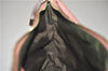 Authentic GUCCI Hand Bag Accessory Pouch GG Canvas Leather 224093 Brown 8939D