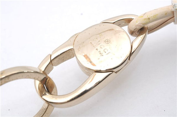 Authentic GUCCI Shoulder Hand Bag GG Canvas Enamel 0014158 Light Blue 8940D